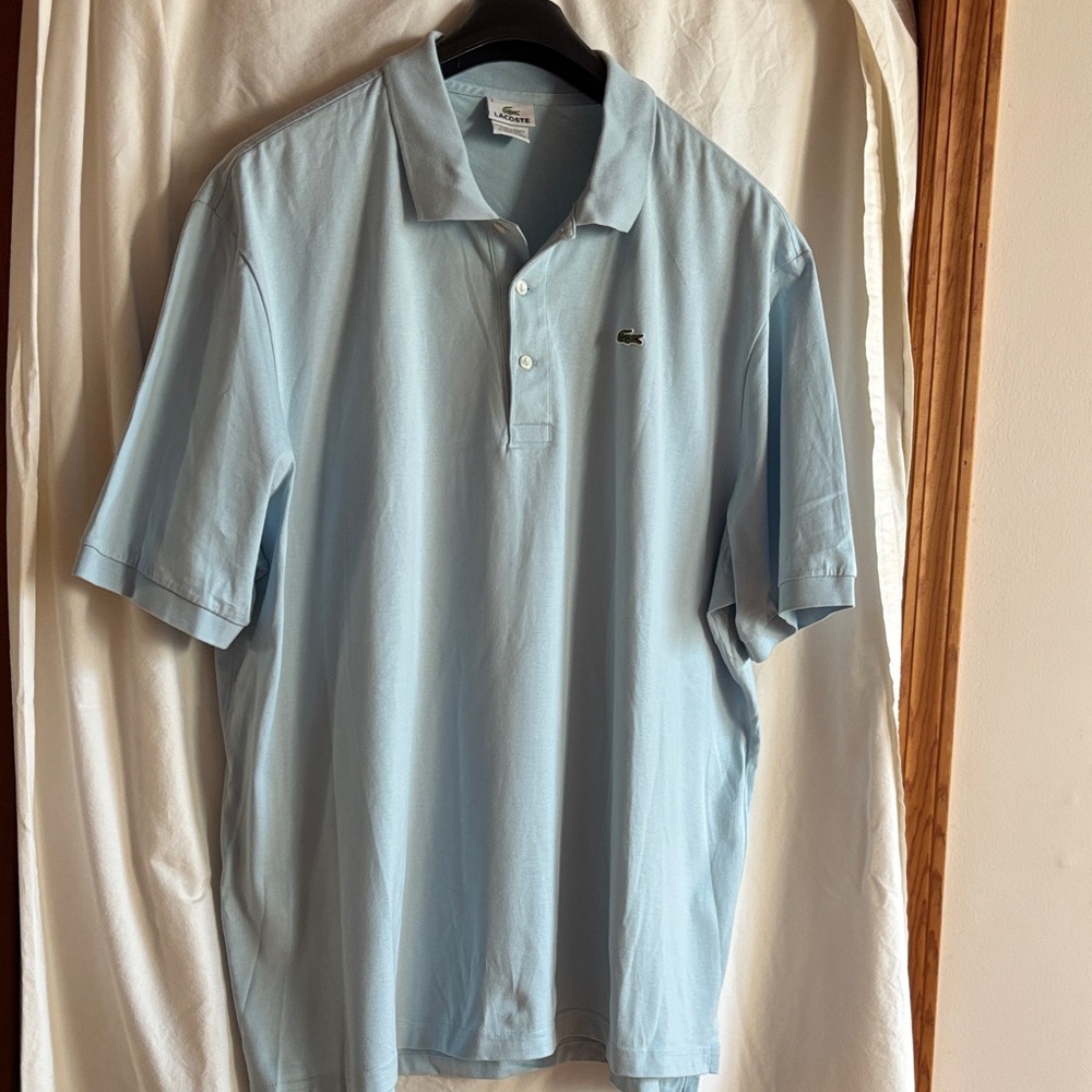 Lacoste Men's Light Blue Polo Shirt